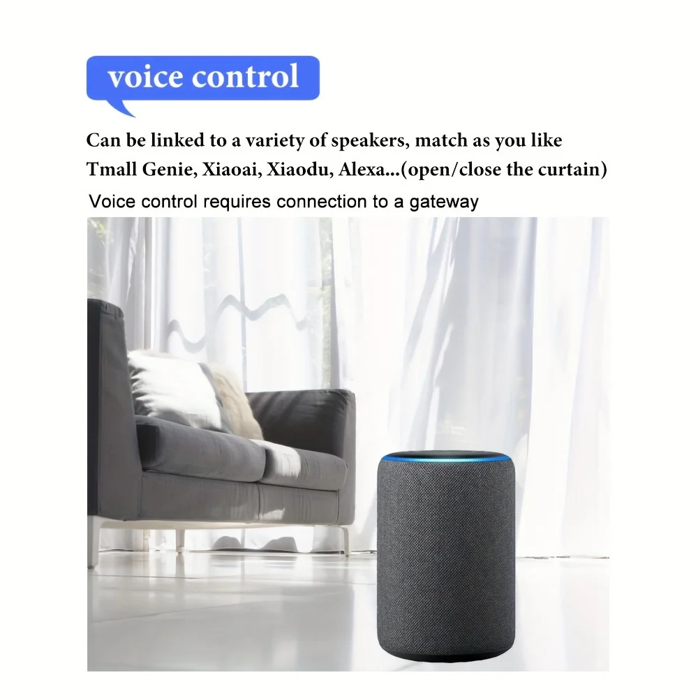 Tuya-Moteur de Rideau Intelligent Bluetooth, Robot Électrique, Peut être Connecté à Alexa, Google Home, 1 Pièce