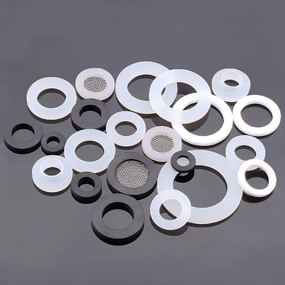 Description Picture 4 of item10Pcs Rubber Ring Gaskets Plumbing Silicone Sealing Rings Bellows Tube Hose Pipe Nozzle Flat Gasket Faucet Washer Seal Fitting