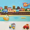 Soft EVA Paste Early Educational DIY Puzzle Toys Animal Sticker Bath Floating Bathtub Traffic Baby Bathroom Toys for Babies Gift 4
