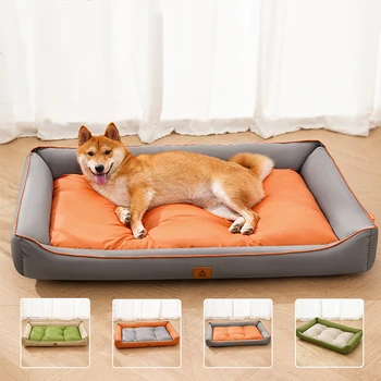 Large Dog Bed Waterproof Dog Bed for Big Dogs Summer Cooling Cat Bed Soft Sleeping Pet Mat All Seasons Puppy Mat for Chihuahua