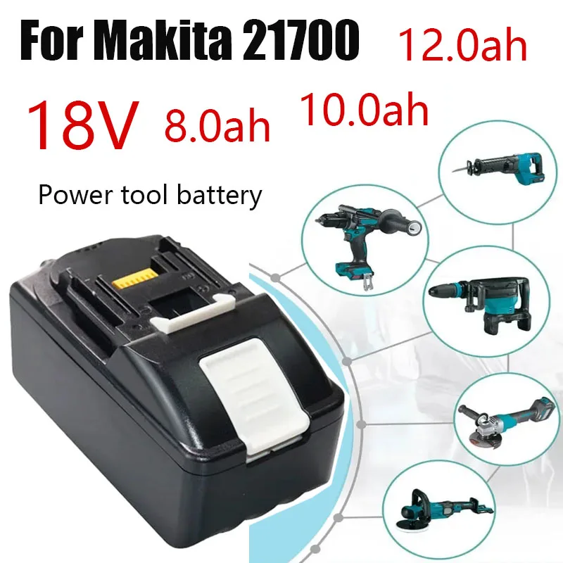 

8000MAH/10000MAH/12000MAH 18V Replacement li-ion battery for MAKITA bl1890 bl1860 bl1840 BL1830 with LED really capacity input 2
