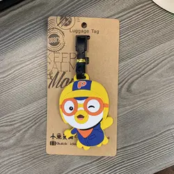 Cute Pororo Loopy Cartoon Character Anti - Loss Luggage Tag and Girly Decorative Pendant (A)