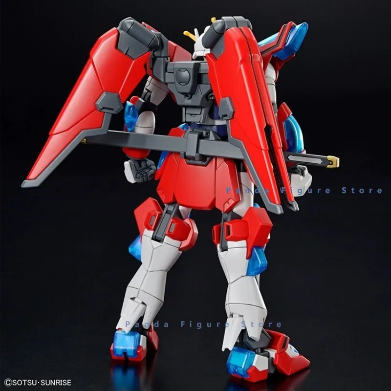 재고 반다이 HG 1/144 빌드 버닝 건담 메타버스 액션 피규어, GUNPLA 소년 장난감, 메카 모델 선물 조립 키트