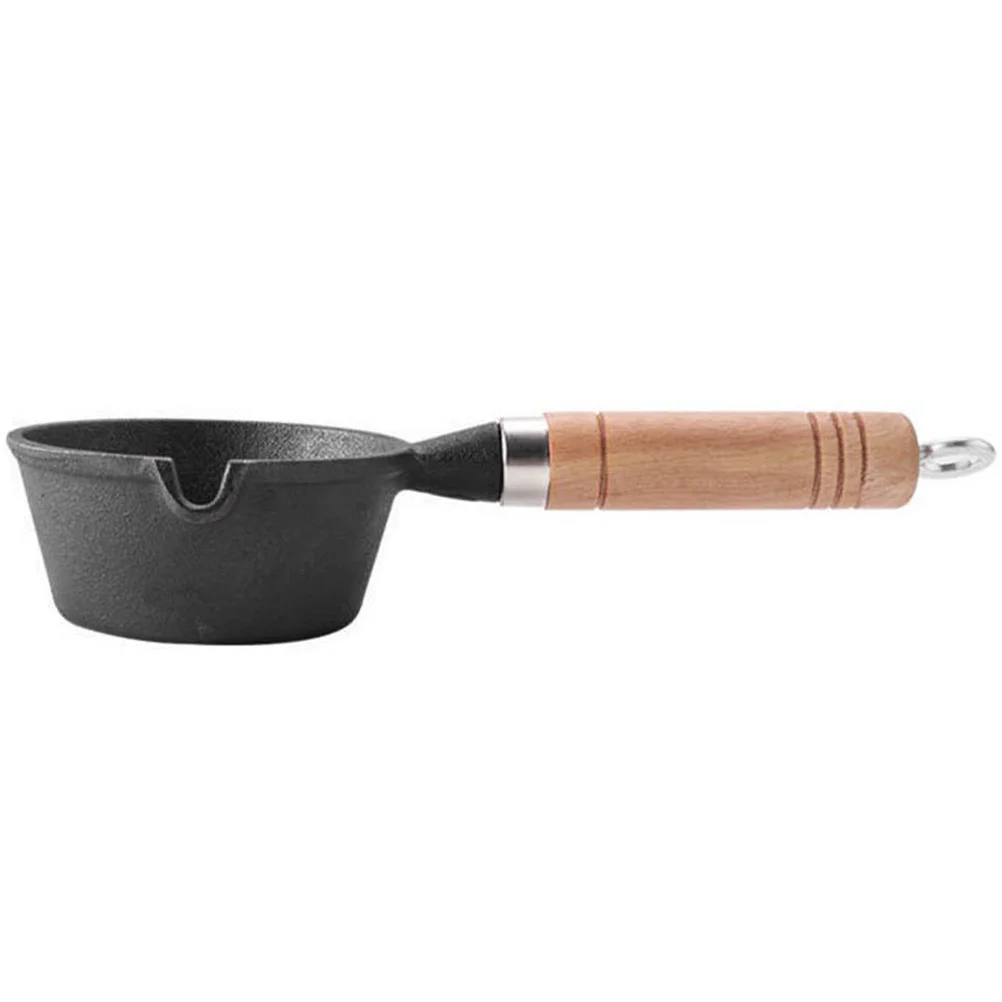

Cast Iron Sauce Pan Stovetop Food Heating Pan Kitchen Sauce Pan