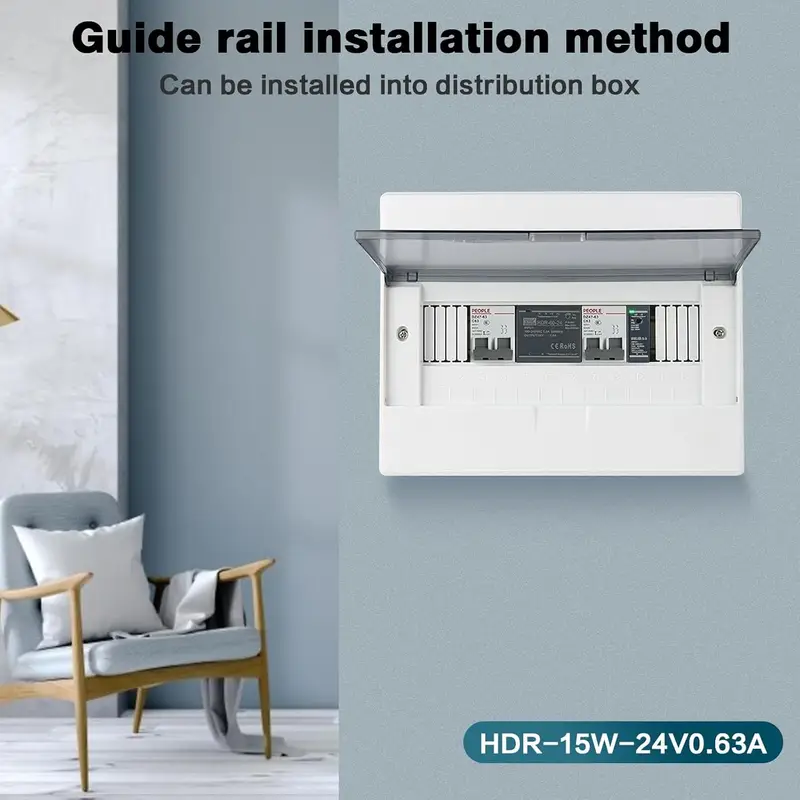 GEYA HDR DIN Rail Switching Power Supply | 15W/30W/60W/100W/150W Multi-Power | Wide Voltage Input | 5V-24V Output - Image 5