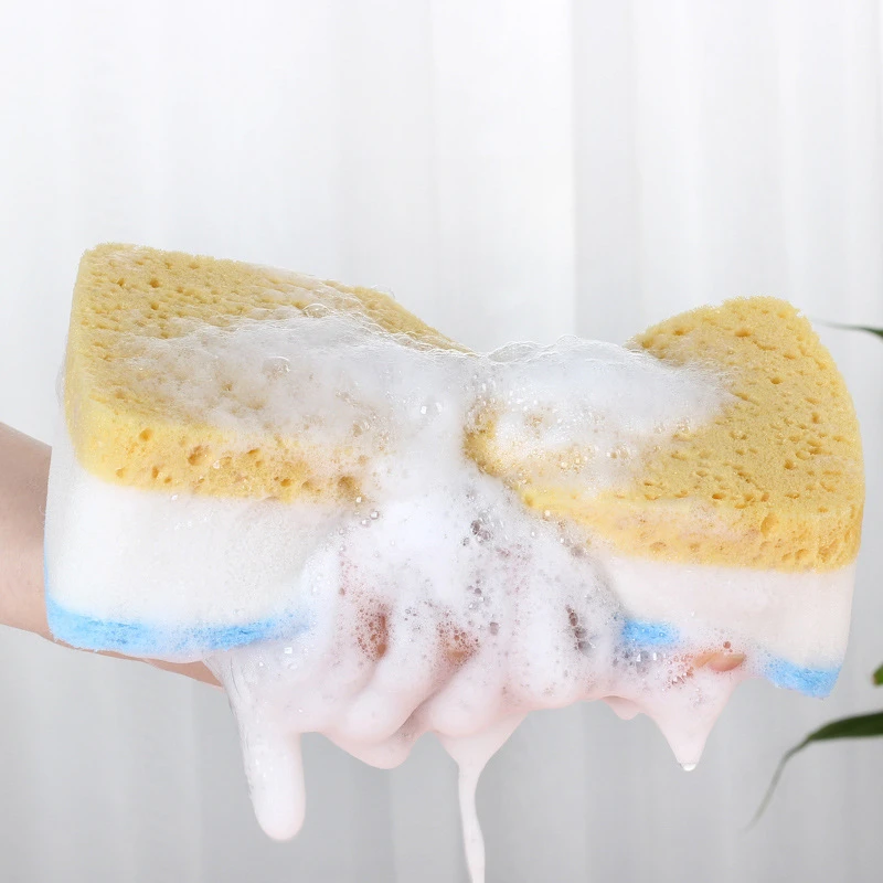 Natural Sponge Bath Towel Simplicity Household Bathroom Products Maternity Baby Strong Rub Mud Bath Towel Honeycomb Sponge Wipe 2