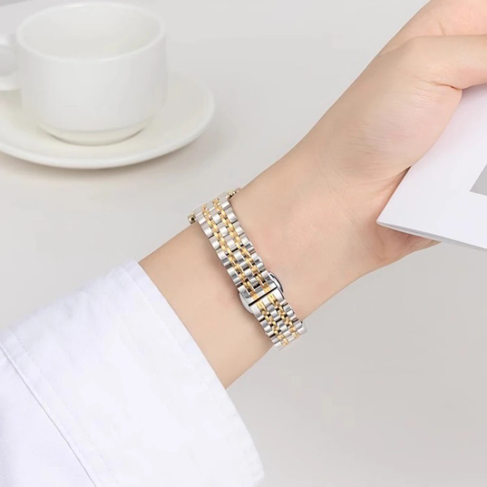 18mm Stainless Steel Band - Premium Metal Bracelet