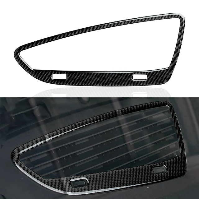 Adesivo Fibra Di Carbonio Per Bocchette Aria Alfa Romeo 159 2004-2011 | 3 Pezzi | Decorazione Interni Auto