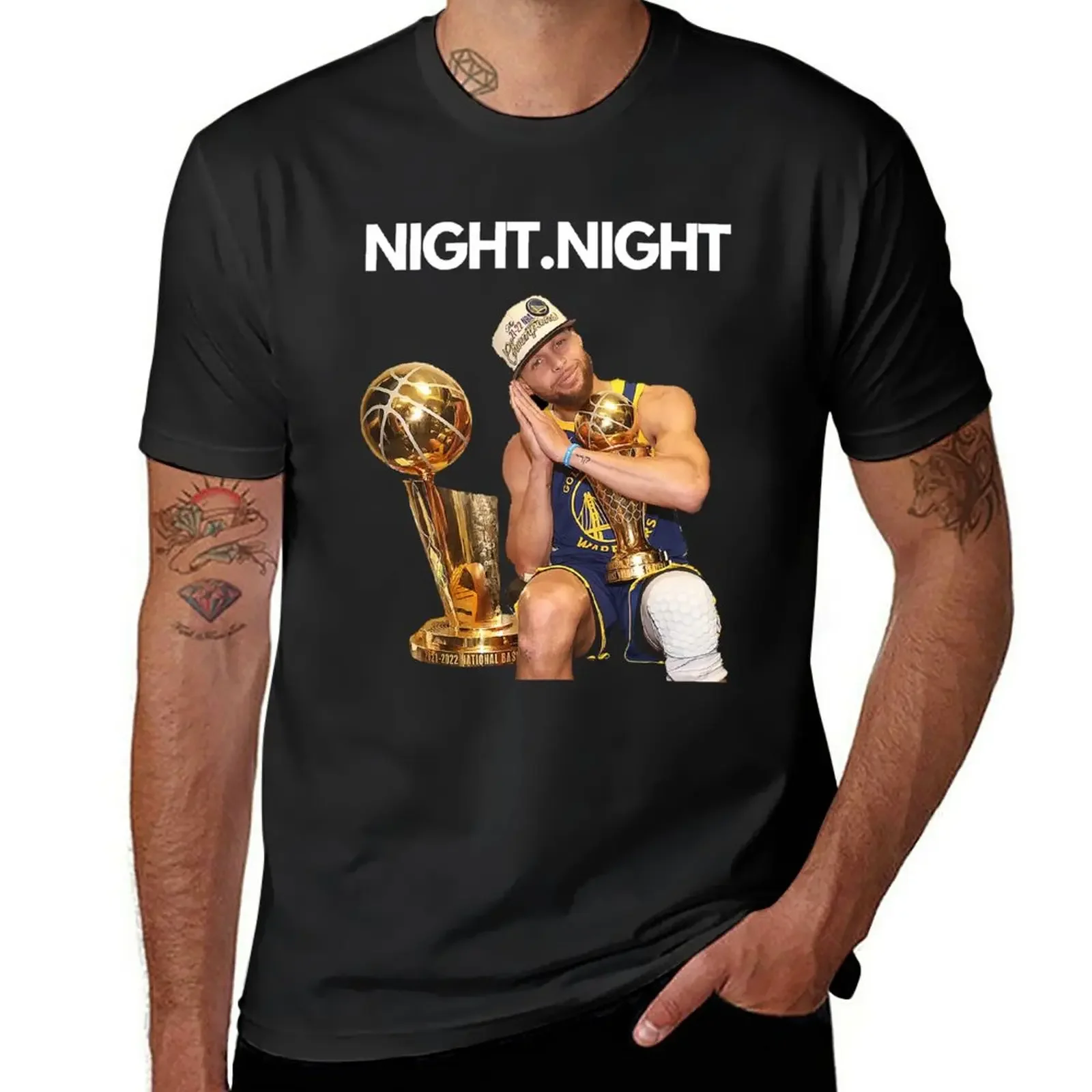 

night night T-Shirt Aesthetic clothing anime plain white t shirts men