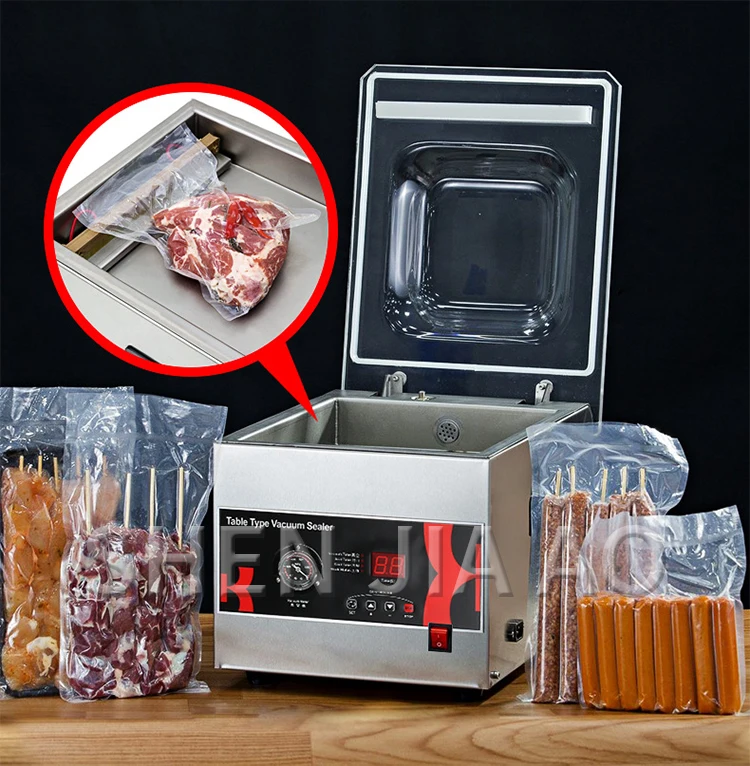 DZ-260C Industrial/Household Chamber Sealer Food Meat Fruit And Vegetable Vacuum