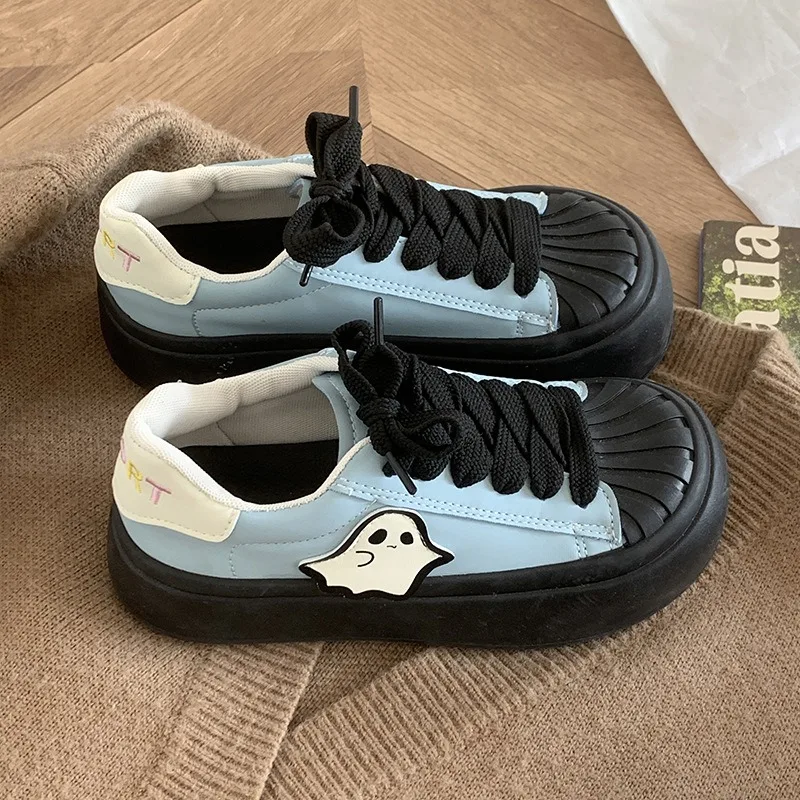 

Casual Thick Sole Solid Color Light Mouth Fashion Women's Shoes 2024 Designer New Retro Outdoor Sports Women's Sneakers