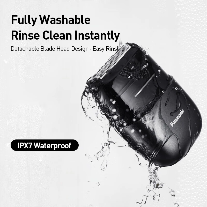 파나소닉 휴대용 면도기 CM20 습식 및 건식 슬라이딩 언락 USB 충전 휴대용 면도기