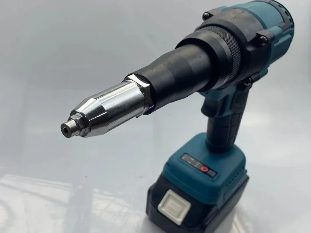 Electric Riveting Gun Lithium Battery Automatic Riveting Gun Rechargeable Riveting Gun Power Tools 21V Industrially Available 5