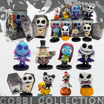 The Nightmare Before Christmas Blind Box Hot Figures Jack Sally Cosbi Collectible Figurine Doll Friend Birthday/Christmas Gifts