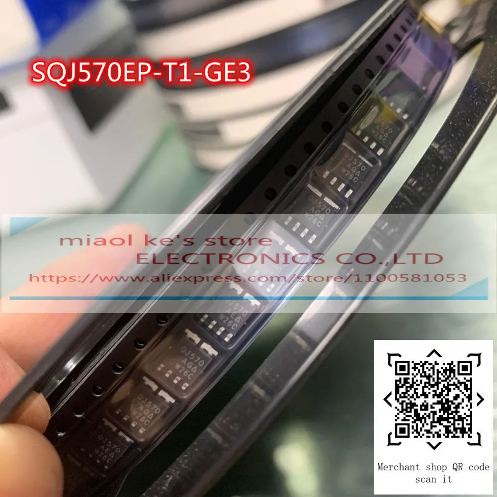

[5 шт.-10 шт.] 100% Новинка Оригинал: SQJ570EP-T1-GE3 SQJ570EP Mark: QJ570 - MOSFET N/P-CH 100 в 15 А (Tc) 27 Вт POWERPAK SO8