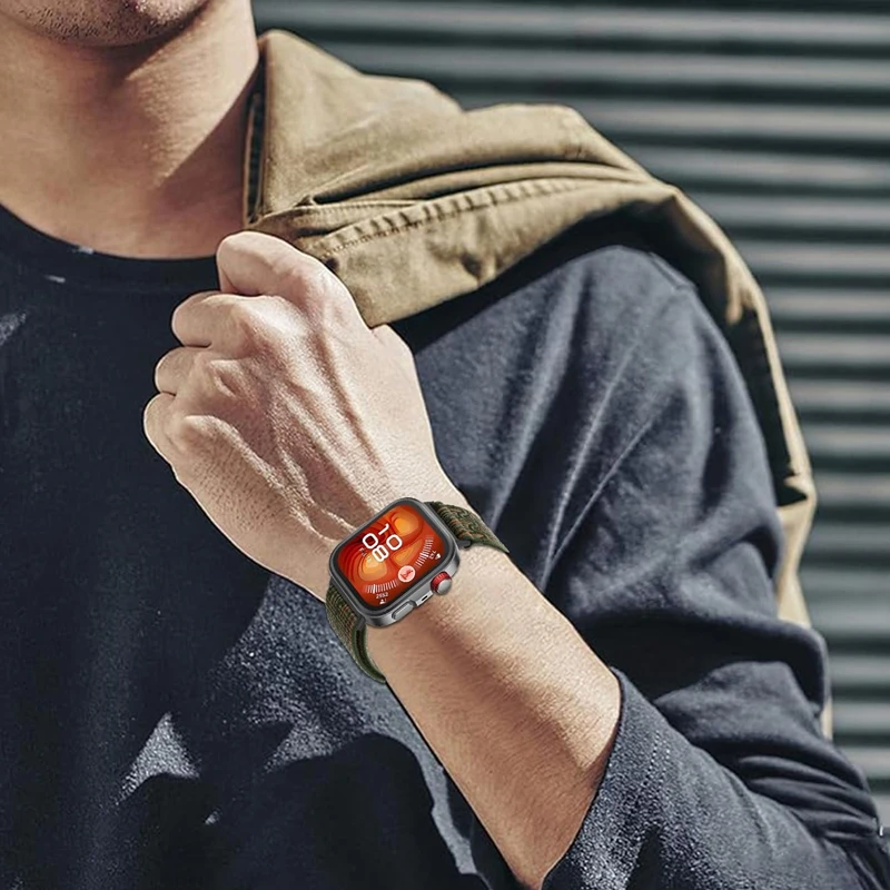 รูปสินค้า สายรัดนาฬิกาไนลอน ระบายอากาศดี ใส่สบาย สำหรับ Huawei Fit 4/5