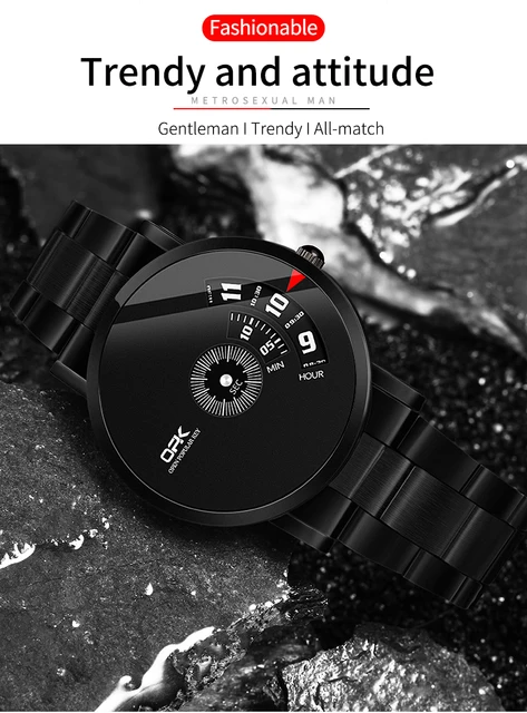 OPK marka çelik bant dijital ekran erkek quartz saat değişmez