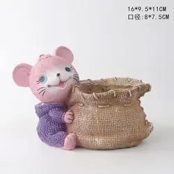 Creative Cartoon Resin Flowerpot (L)