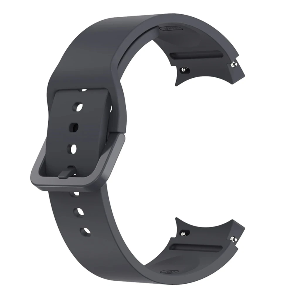 Elegant Leather and Silicone Watch Strap - Premium Replacement Band Bracelet Belt