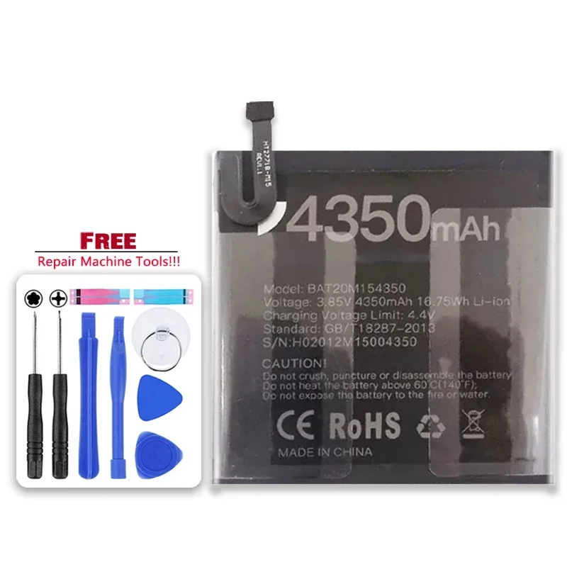 

Портативный аккумулятор 4350 мАч BAT20M154350 Для Doogee S35 Pro, запасные аккумуляторы