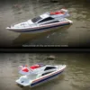 Toys Heng Long 2.4G RC High-Speed Racing Boat Wireless Control Luxury Yacht Ship Motor ESC Painted Finished Model Boys Gifts 2