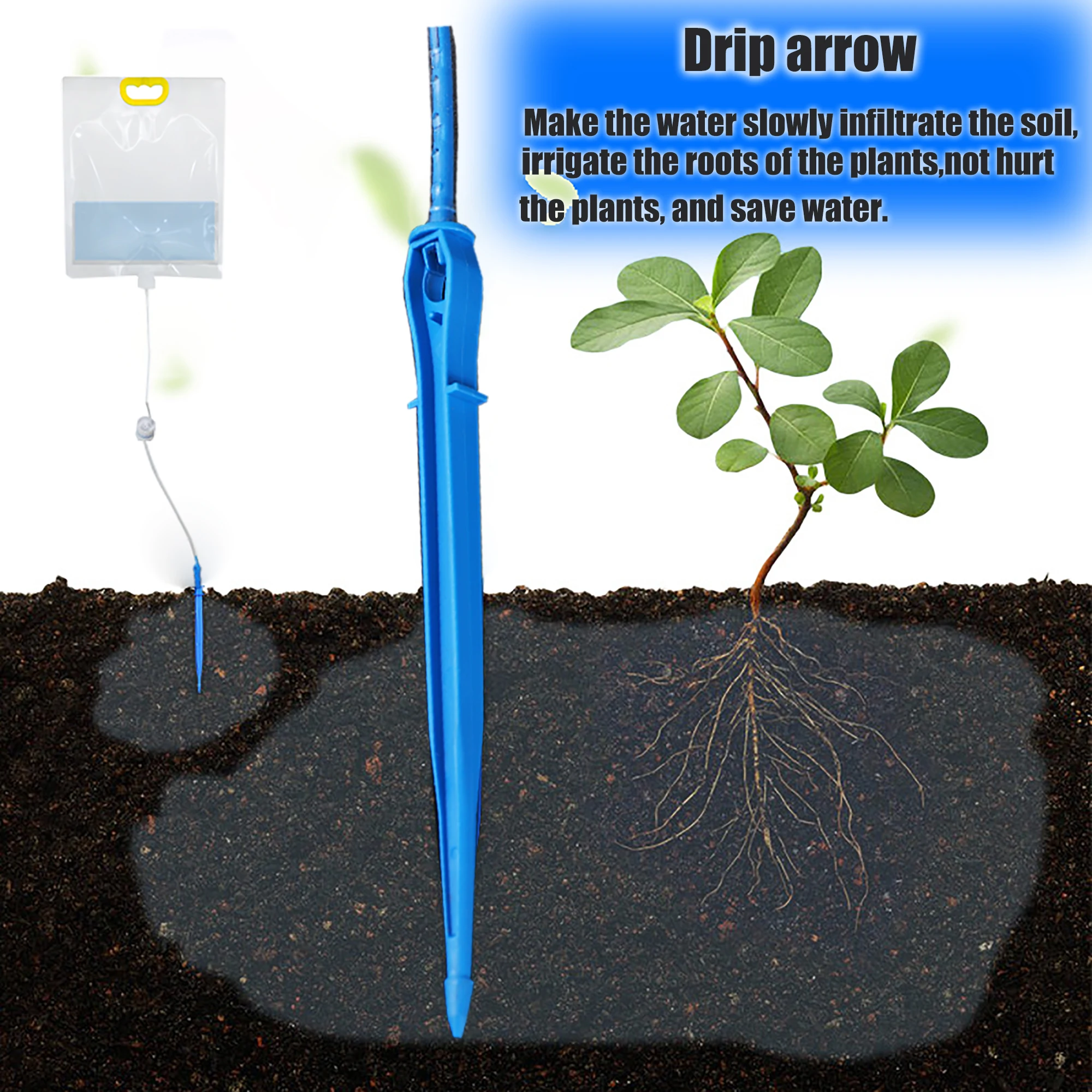 Automatic Indoor Plant Watering Kit with Self-Watering Spike System