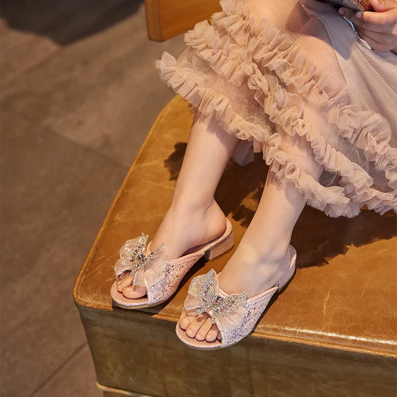 Girls Korean Style High Heel Shoes Summer