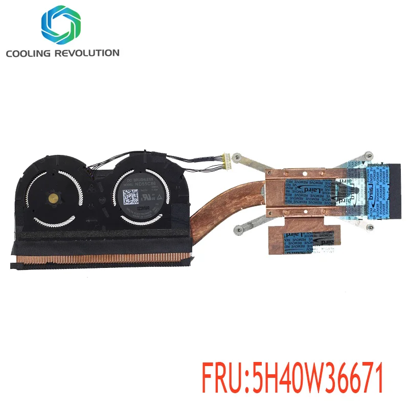 Ventilador do Dissipador de Calor da Cpu do Portátil Nd55c86 para Lenovo Thinkpad x1 Carbono 9th x1 Yoga 6th Fru Pn: 5h40w36671