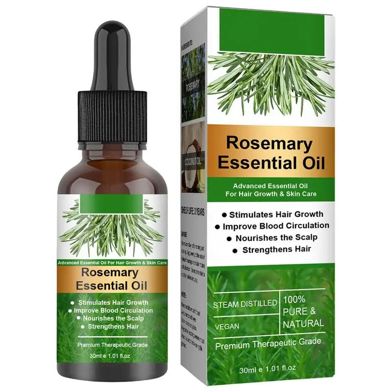 Rosemary EssentiallOil Hair Growth Products Organic Scalp Strengthening Oil For Nourish Shiny Healthy