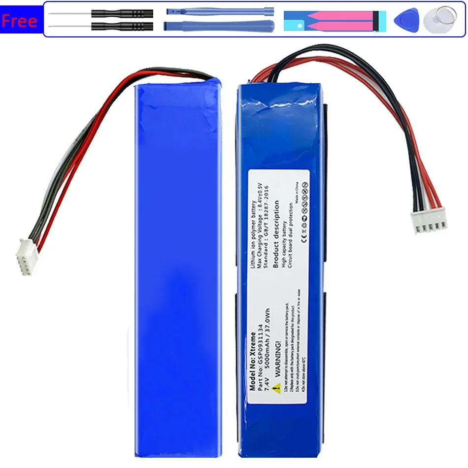 Batteria Altoparlante Gsp0931134 5000Mah Per Altoparlante Jbl Xtreme Xtreme 1 Xtreme1
