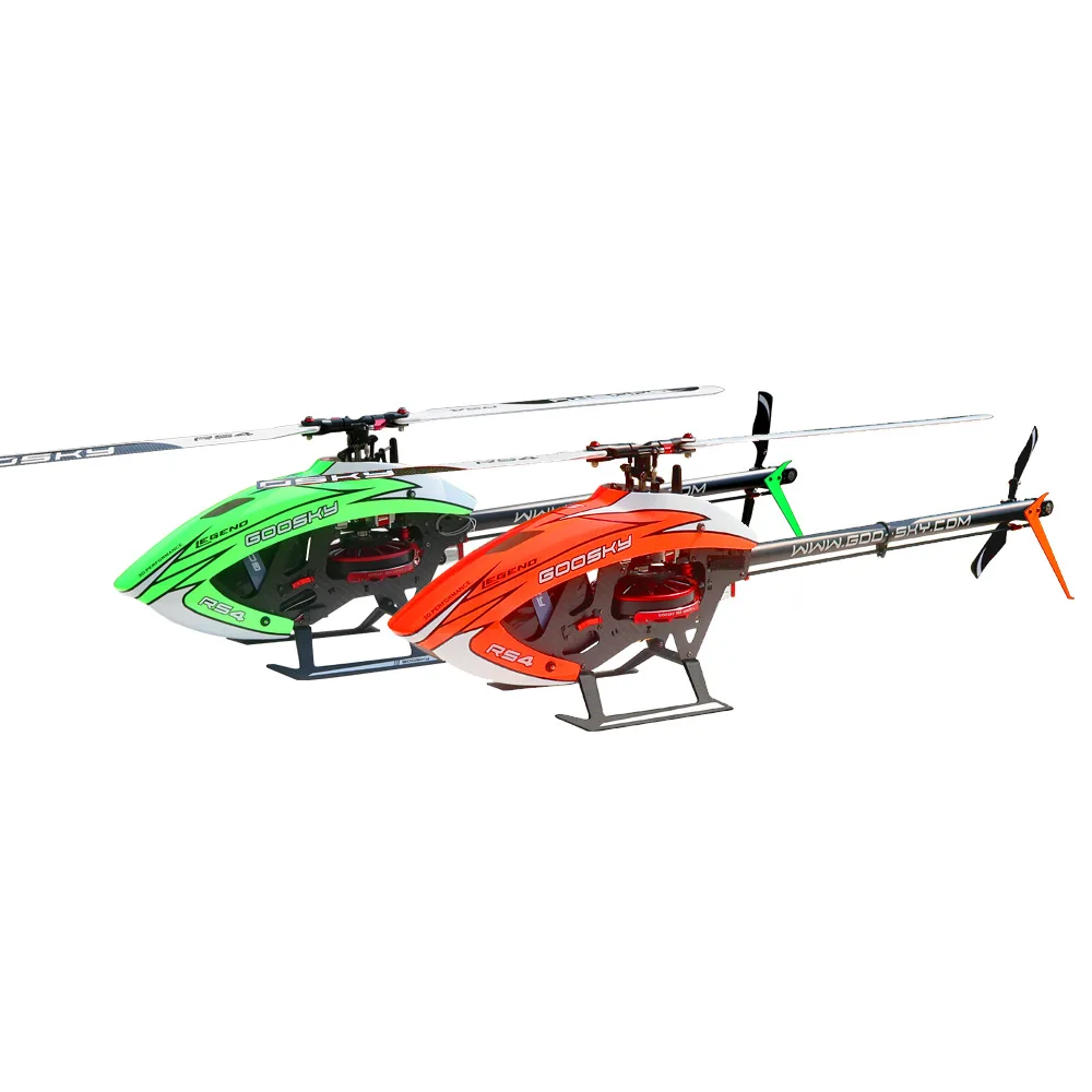 GooSky RS4 6CH 3D 다이렉트 드라이브 브러시리스 모터 400 클래스 플라이바리스 RC 헬리콥터 베놈 키트 버전