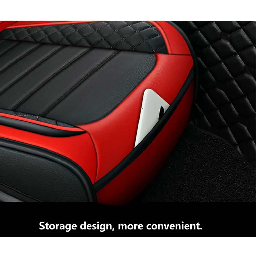 Elegante coprisedile universale in ecopelle di Tand: design facile da pulire e confortevole, adatto ai modelli principali: migliora la tua auto 4