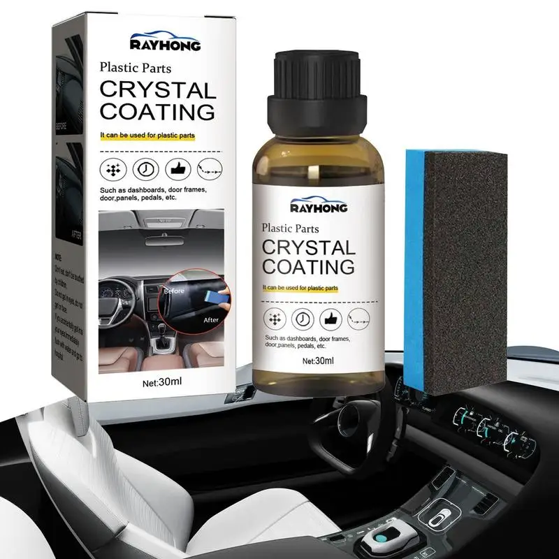

Car Coating Agent 30ml Refurbish Protective Agent For Automobile Parts Portable Coating Liquid For Door Frames Door Panels No
