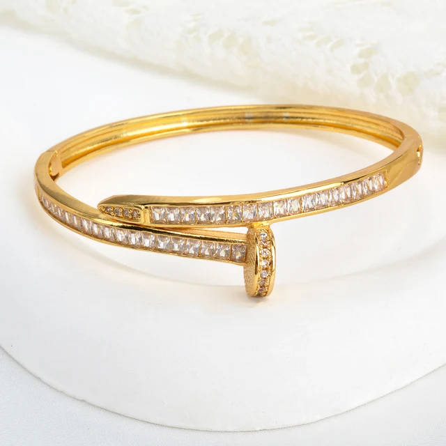 Cartier Juste Un Clou Yellow Gold Nail Bracelet Size 17 | Bracelet sizes, Nail  bracelet, Yellow gold