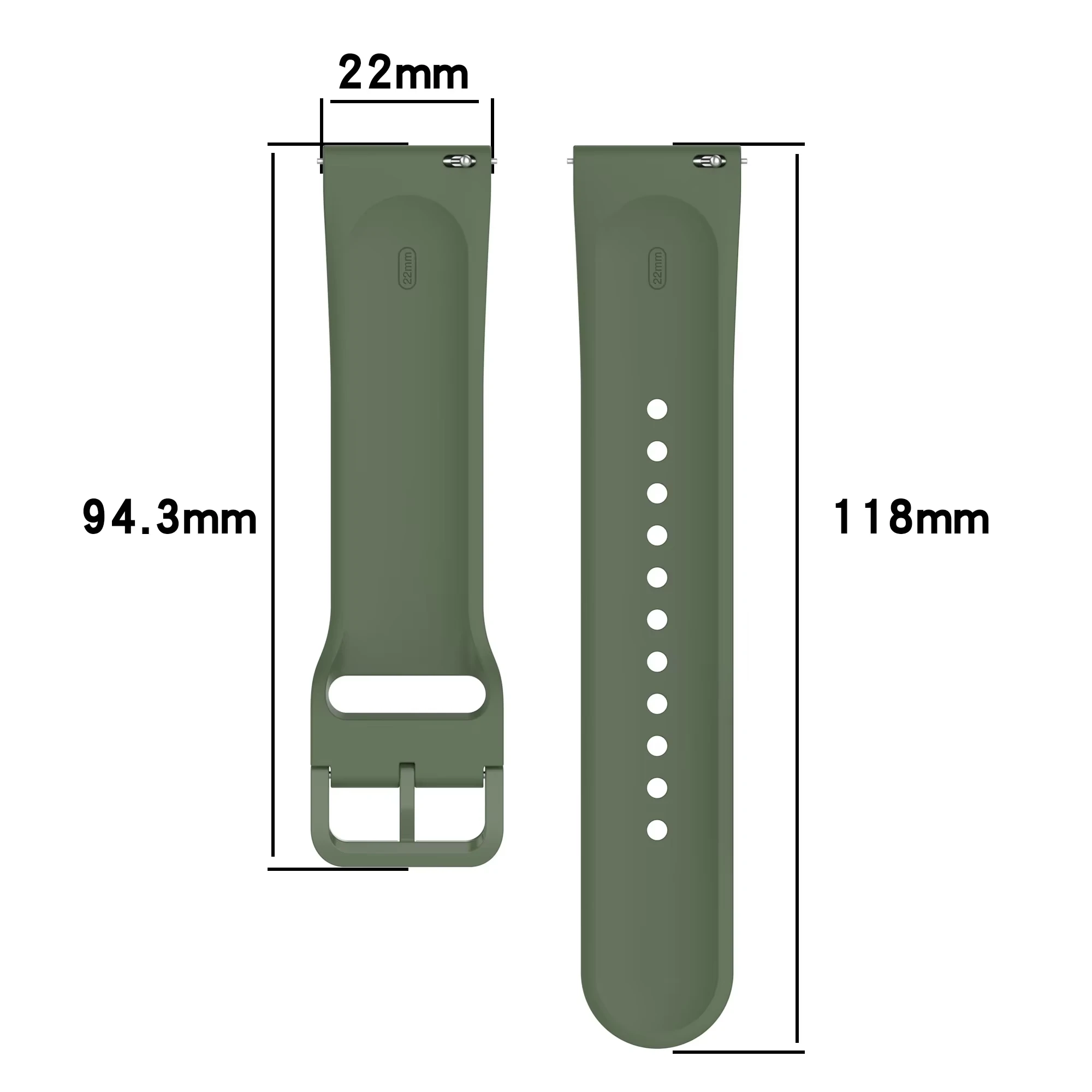 Premium Silicone Wristband and Protective Case for Smartwatch - Durable and Stylish Accessories