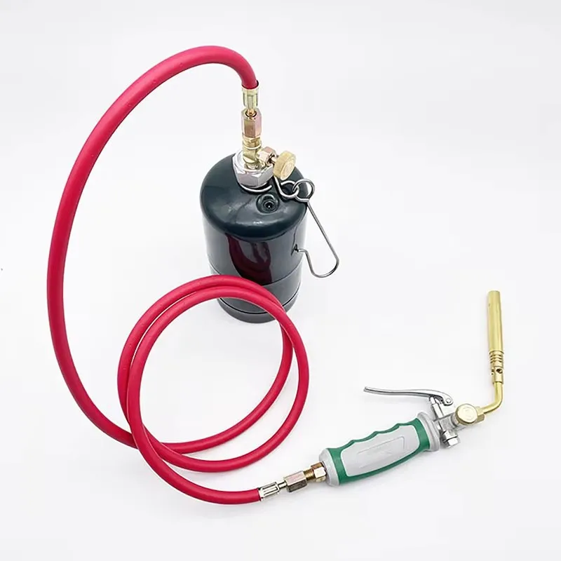 High Temperature Gas Welding Torch With 1.6M Hose+Hook (No Gas Cylinder) Propane Welding Maintenance Flamethrower Welding Gun 3