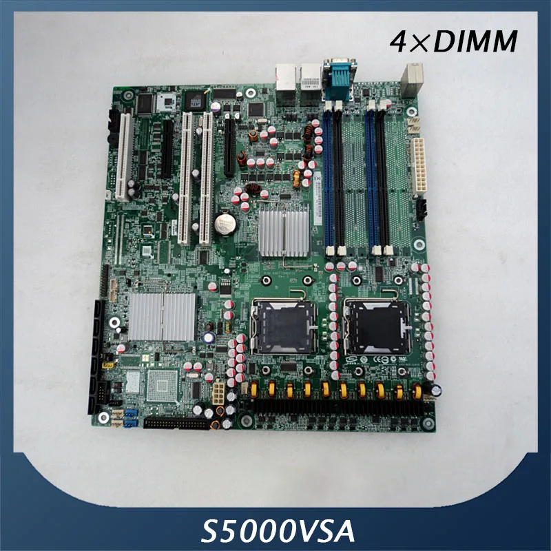Original Server Motherboard For Intel S5000VSA DA0T75MB6I0 LGA771 DDR2 4×DIMM Suppotr 54 Good Quality 1 Original Server Motherboard For Intel S5000VSA DA0T75MB6I0 LGA771 DDR2 4 DIMM Suppotr 54 Good Quality