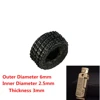 3pcs Hexagonal Inner Hole Replacement Grinding Wheel For FLAMIDOR Retro Kerosene Lighter Repair Inner Part Accessory 6*2.5*3mm 3