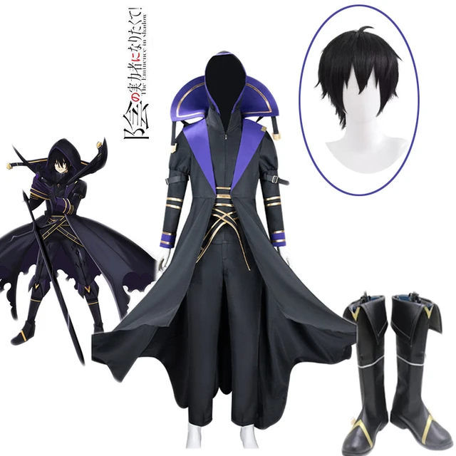 Anime The Eminence In Shadow Kagenou Cid Cosplay Costume Wig Black Cloak  Uniform Shadow Garden Minoru Kagenou Halloween Men Boys - AliExpress