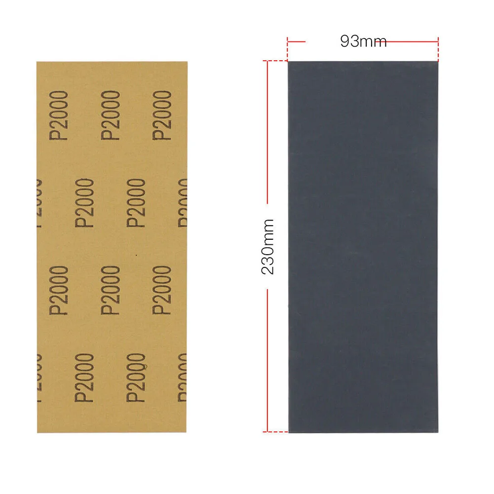 Professional Latex Paper Sandpaper, Mixed Grits 2000 2500 3000 5000 7000, Perfect for Body Shop and Car Refinishing 24pcs kawaiii memo pad adhesive paper notepads stationery note pads student stationery mixed style