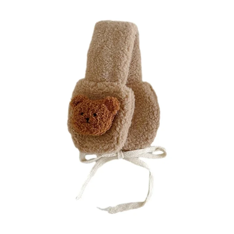 Lovely Bear Ear Cover Ear Warmers for Kids Outdoor Winter Activities