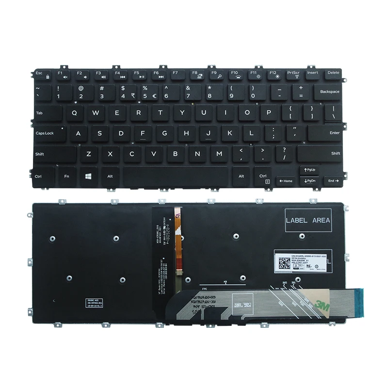 

New US Laptop keyboard for DeLL Inspiron 15-5580 5585 7586 5588 5582 5581 7586 14-5480 5488 5491 5485 5482 13-7386