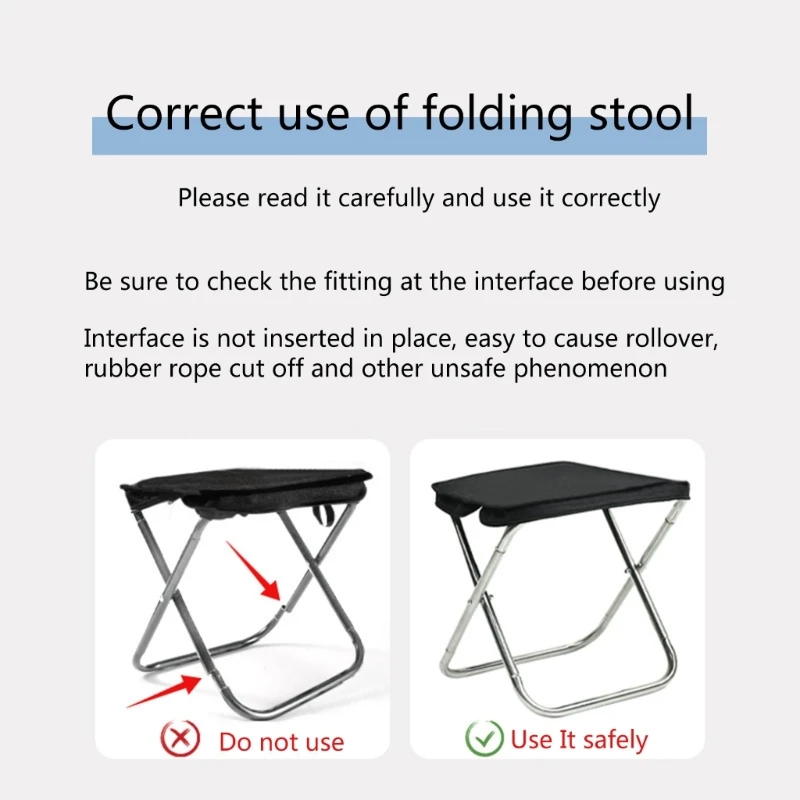 Folding Chair Folding Camping Stool Portable Outdoor Chair