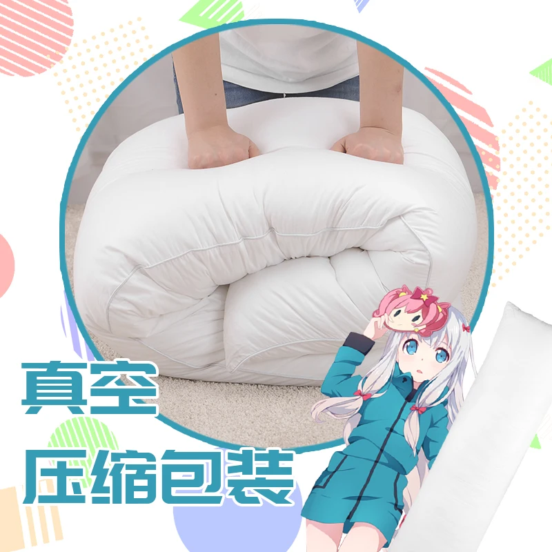 Almohada larga de Anime Dakimakura para el interior del cuerpo, cojín  blanco para dormir, 140x50cm/60x170cm/40x60cm/34x100cm - AliExpress