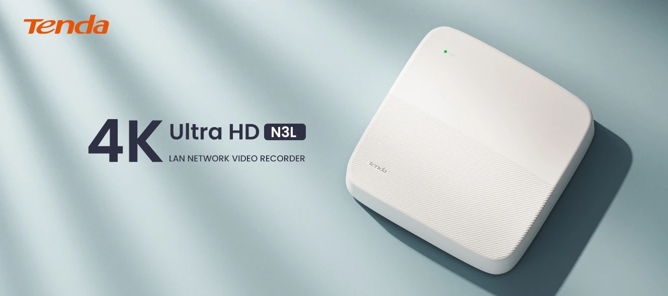 thumbnail image 2 of Tenda N3L-8H 8CH 4K Network Video Recorder - H.265+ ONVIF Compatible NVR For Home Security Cameras 2 of 14