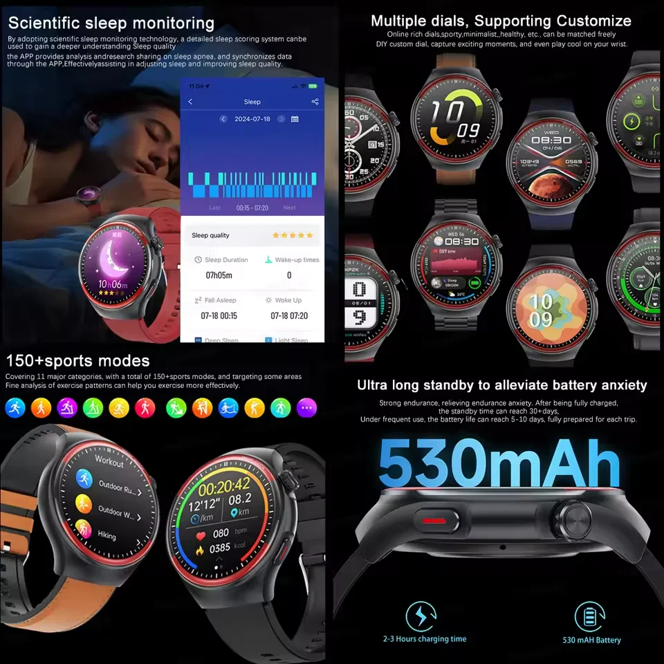 2025 Laser Health Smartwatch 6