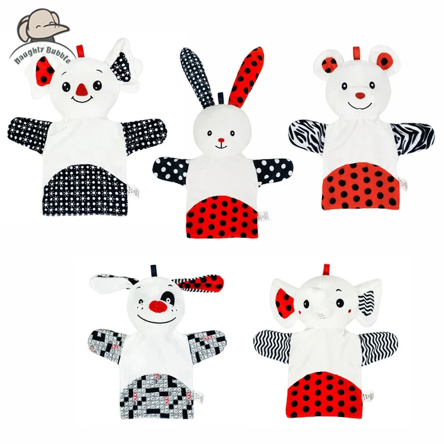 Cute Animal Soft Hand Puppet for Newborns Montessori Interactive Dolls Toys for Toddlers Hand Puppets Educational Toys for Kids 1