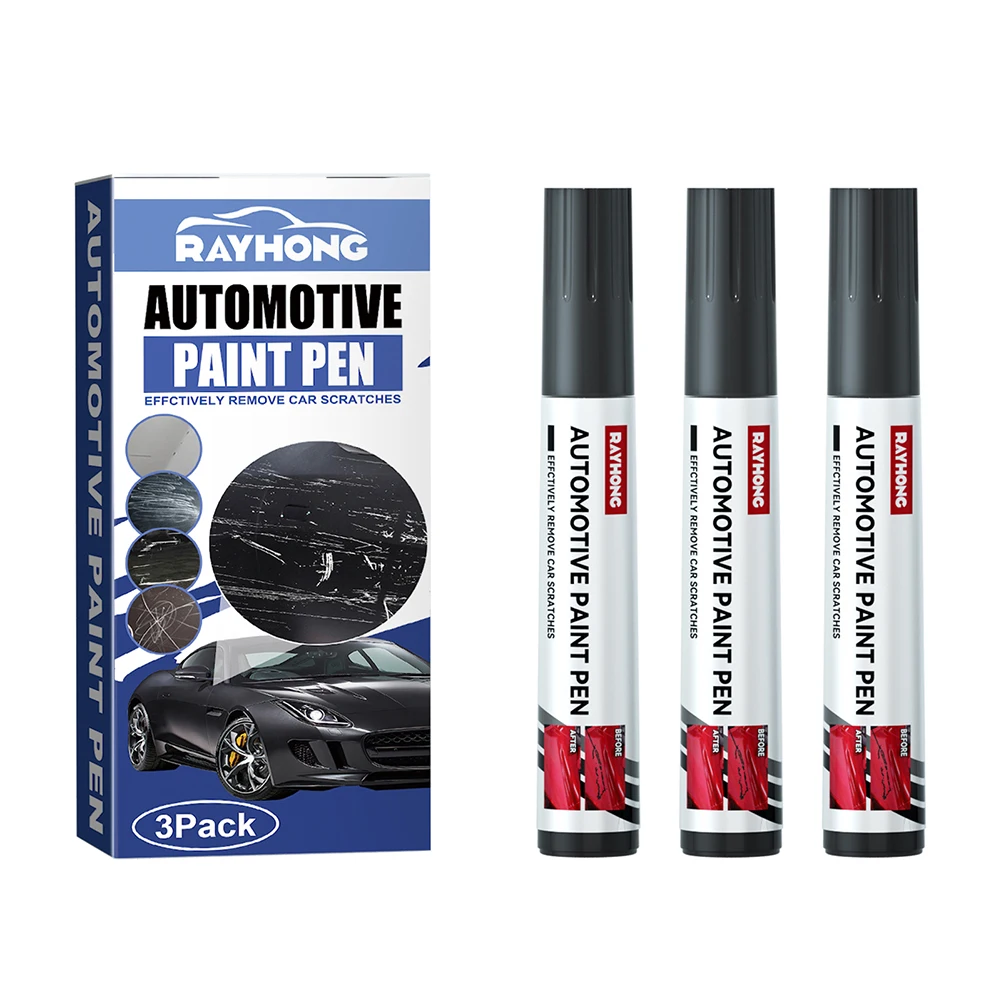 3X Car Scratch Repair Paint Pens Car Scratches Clear Remover Black