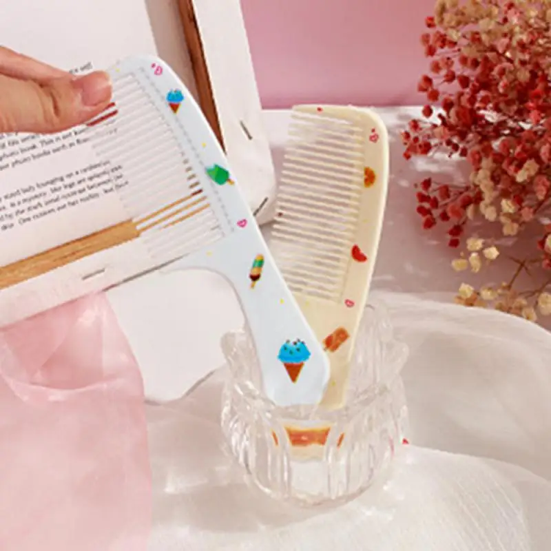 Girl Hair Comb Easy To Use Ergonomic Cute Hair Comb Essential Accessories Cute Accessories Pointed Tail Durable