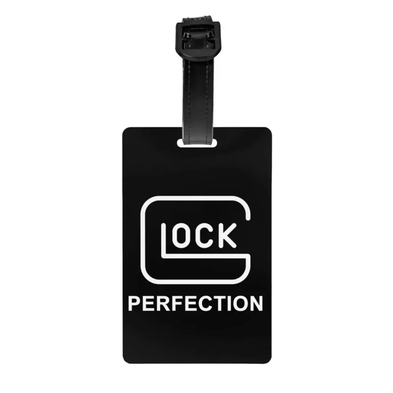 

Custom Tactical Glock Shooting Sports Luggage Tag Privacy Protection Baggage Tags Travel Bag Labels Suitcase